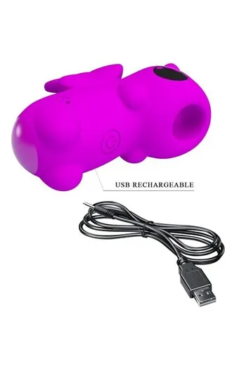 Pretty Love Magic Unicorn - Finger Vibrator with 10 Suction Functions