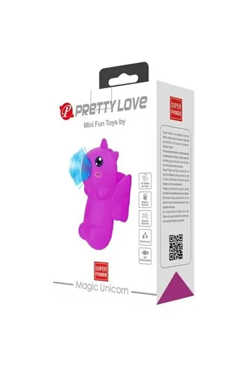Pretty Love Magic Unicorn - Vibrador da Dito con 10 Funzioni di Suzione