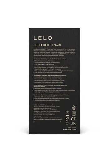 LELO DOT™ Travel: Stimolatore Clitorideo Discreto e Potente per Viaggi