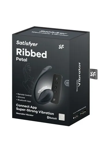 Portable G-Spot Vibrator Ribbed Petal - Stimulation Anywhere