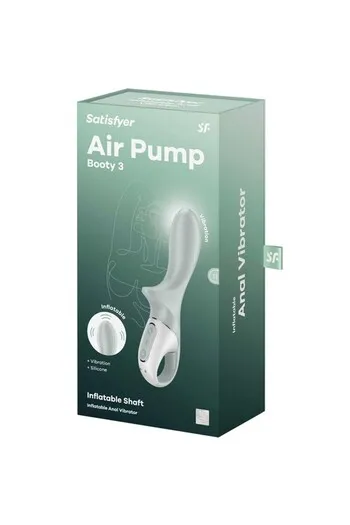 Satisfyer Air Pump Booty 3 - Vibratore Anale Inflabile Ultra Potente
