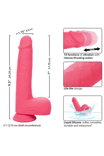 Rechargeable Rumbling & Thrusting Silicone Studs: Deep Vibration & Dynamic Thrusting