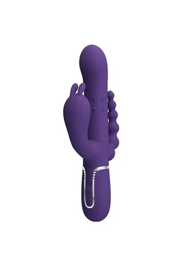 Pretty Love BW-500036-2 - Triple Rabbit Vibrator with Anal Stimulation | Maximum Power