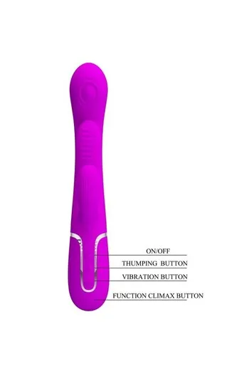 Pretty Love BW-500041 Rabbit Vibrator - 7 Vibration & Pulsation Functions