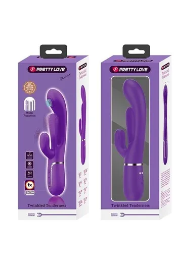 PRETTY LOVE BW-500041-2 Rabbit Vibrator: 7 Functions for Intense Pleasure