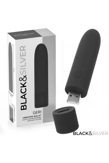 GERI Vibrating Bullet by BLACK&SILVER: Compact, Powerful & Discreet for Intimate Stimulation