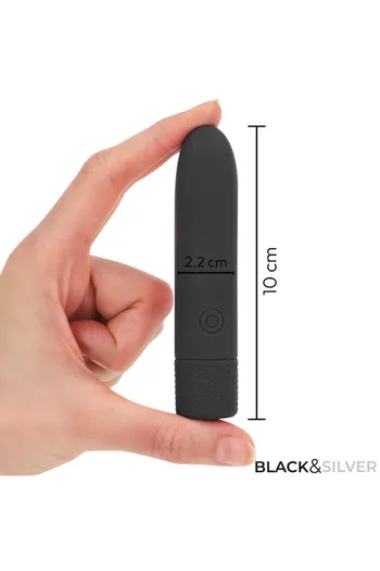 GERI Vibrating Bullet by BLACK&SILVER: Compact, Powerful & Discreet for Intimate Stimulation