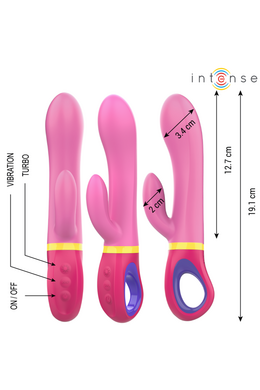 DAPHNE - Pink Rabbit Vibrator for Complete and Immersive Pleasure | INTENSE