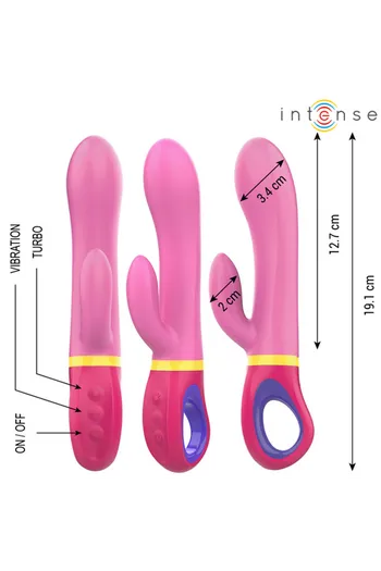 DAPHNE - Pink Rabbit Vibrator for Complete and Immersive Pleasure | INTENSE