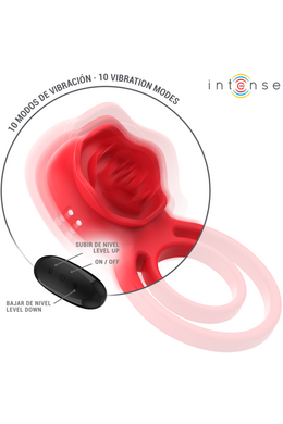INTENSE GAIL Stimulator - Rose of Pleasure with 10 Vibration Levels