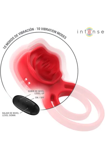 Stimolatore GAIL INTENSE - Rosa del Piacere con 10 Livelli di Vibrazione