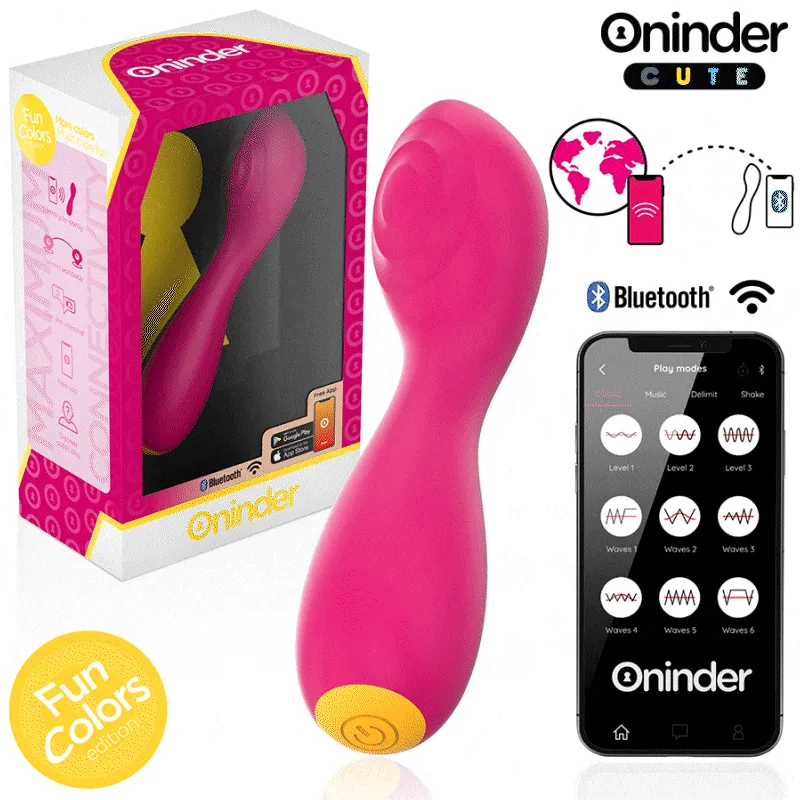 ONINDER CUTE Vibrator with Tapping and App
