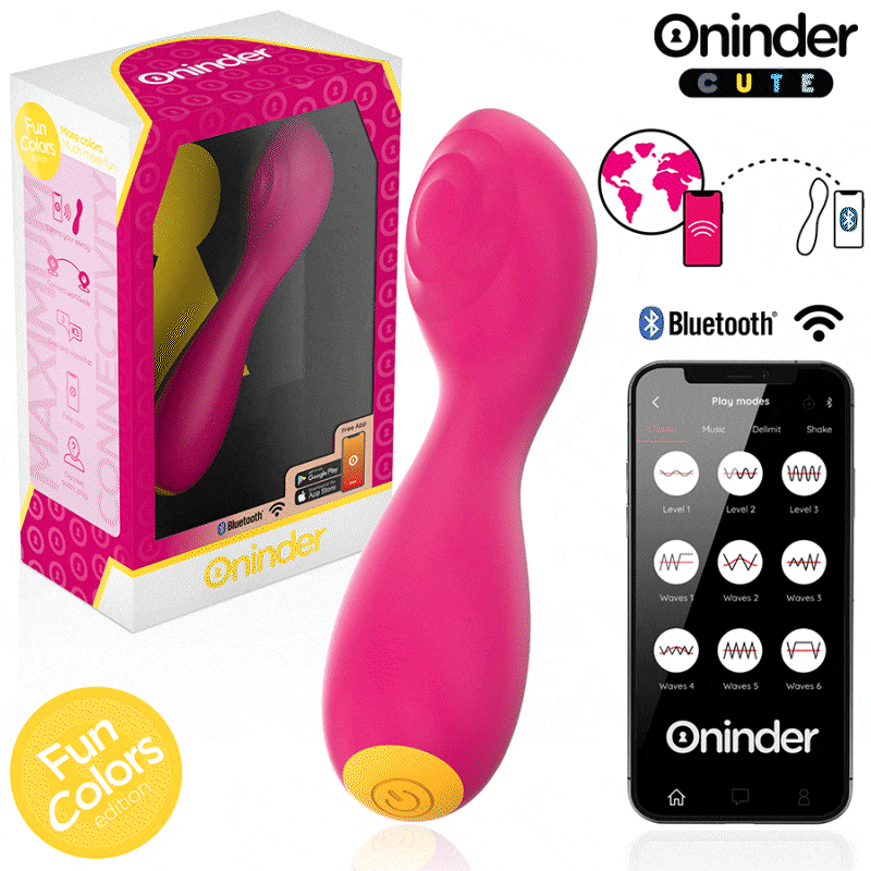 ONINDER CUTE Vibrator with Tapping and App