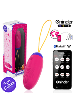 ONINDER CUTE - LOVE PLEASURE VIBRO-WAVE TAPPING SILICONE EGG - FREE WORLDWIDE APP