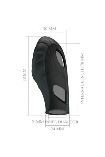 Vibratore da Dito in Silicone Pretty Love BI-014752 - Piacere Intensivo