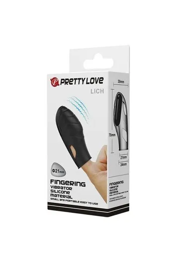 Vibratore da Dito in Silicone Pretty Love BI-014752 - Piacere Intensivo