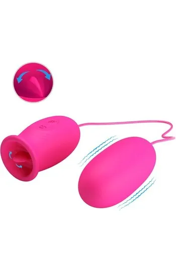 Pretty Love BI-014749-1: Uovo Vibratore con 12 Funzioni e 3 Modalità Leccata | Soddisfazione Duale