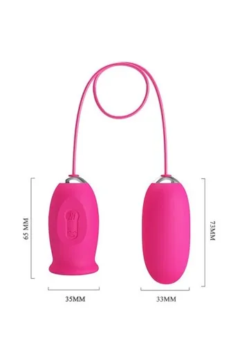 Pretty Love BI-014749-1: Uovo Vibratore con 12 Funzioni e 3 Modalità Leccata | Soddisfazione Duale