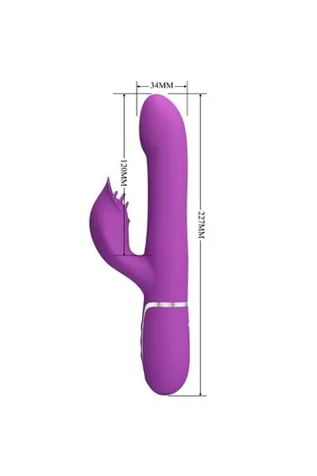 Vibratore Rabbit Pretty Love BW-500012-3D - Massaggio Intimo Potente