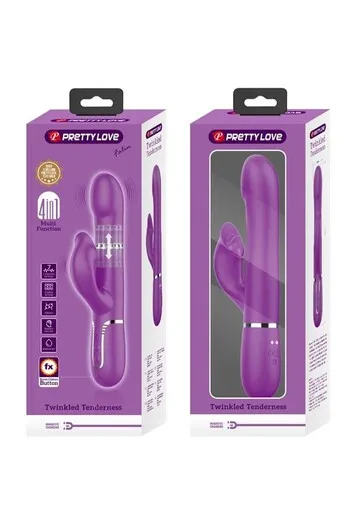 Vibratore Rabbit Pretty Love BW-500012-3D - Massaggio Intimo Potente