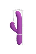 Vibratore Rabbit Multifunzione PRETTY LOVE BW-500015-3 | Piacere Intenso