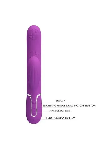 Vibratore Rabbit Multifunzione PRETTY LOVE BW-500015-3 | Piacere Intenso