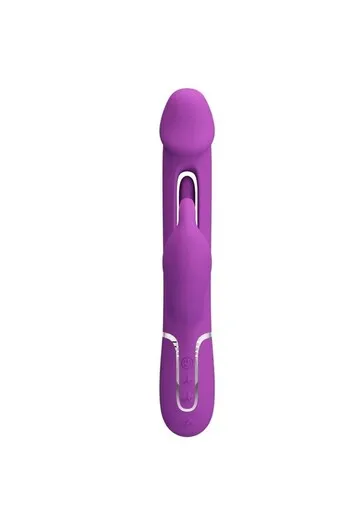 Vibratore a Coniglio Ricaricabile PRETTY LOVE BW-500025-3 - Doppio Motore e Lingua Oscillante