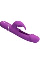 Rechargeable Rabbit Vibrator PRETTY LOVE BW-500025-3 - Dual Motor & Oscillating Tongue