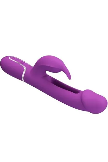 Rechargeable Rabbit Vibrator PRETTY LOVE BW-500025-3 - Dual Motor & Oscillating Tongue