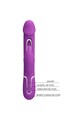 Rechargeable Rabbit Vibrator PRETTY LOVE BW-500025-3 - Dual Motor & Oscillating Tongue