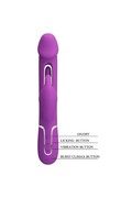 Vibratore a Coniglio Ricaricabile PRETTY LOVE BW-500025-3 - Doppio Motore e Lingua Oscillante