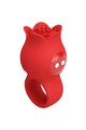 PRETTY LOVE BI-210336 Rose-Shaped Finger Vibrator - 10 Vibration Modes