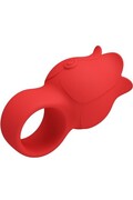 Vibratore a Dito a Forma di Rosa PRETTY LOVE BI-210336 - 10 Modalità di Vibrazione