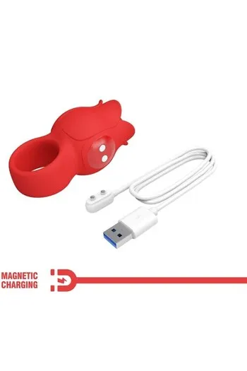 Vibratore a Dito a Forma di Rosa PRETTY LOVE BI-210336 - 10 Modalità di Vibrazione