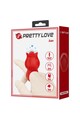 PRETTY LOVE BI-210336 Rose-Shaped Finger Vibrator - 10 Vibration Modes