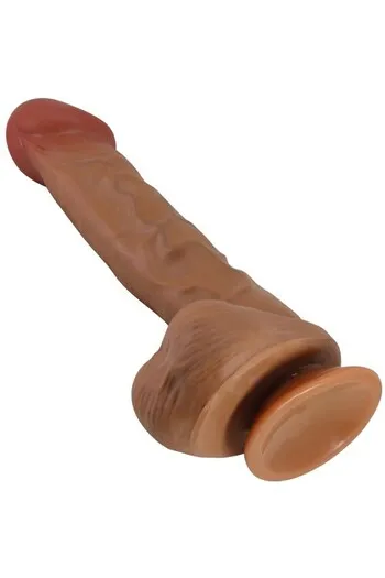 Realistic Curved Dildo with Suction Cup for G-Spot Stimulation