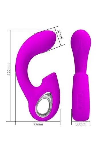 PRETTY LOVE BI-300098: Dual Stimulation Massager with 20 Functions