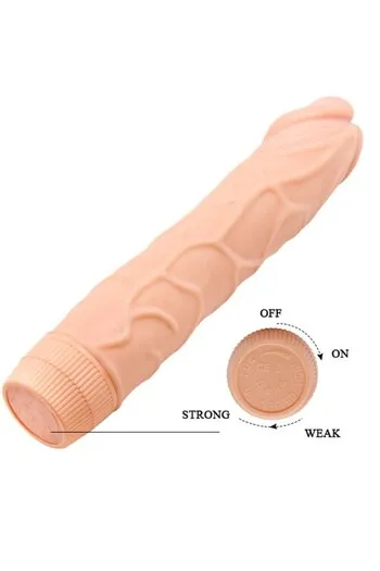 Realistic Dildo Vibrator BW-001009R - Intense and Fleshy Experience