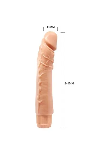 Realistic Dildo Vibrator BAILE BW-001071R - Unforgettable Experience for Couples and Solo Play
