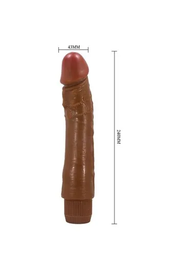Realistic Dildo Vibrator BW-001071R-1N - Intense and Fleshy Experience