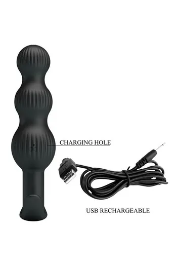 Pretty Love BI-040173 - Anal Silicone Toy with Vibrations | 10 Modes