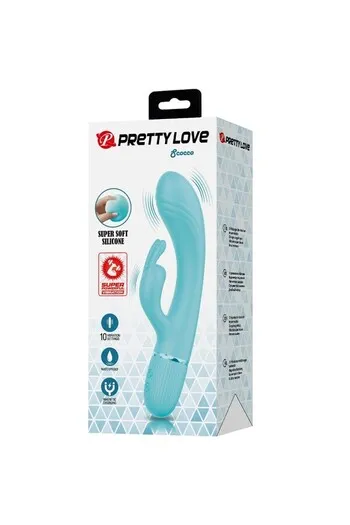 PRETTY LOVE BW-500060-1: Elegant Rabbit Vibrator for Intense Pleasure