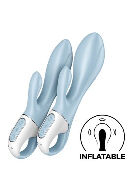 Air Pump Bunny 1: Inflatable Rabbit Vibrator with 12 Vibrations | New Sensations
