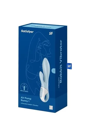 Air Pump Bunny 1: Inflatable Rabbit Vibrator with 12 Vibrations | New Sensations