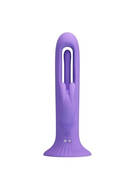 Pretty Love BW-500064 Vibrator: Dual Stimulation with Tongue and Rabbit Head