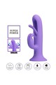 Pretty Love BW-500064 Vibrator: Dual Stimulation with Tongue and Rabbit Head