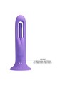 Pretty Love BW-500064 Vibrator: Dual Stimulation with Tongue and Rabbit Head