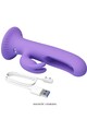 Pretty Love BW-500064 Vibrator: Dual Stimulation with Tongue and Rabbit Head