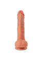 Realistic Dildo with Clitoral Stimulator and Vibration