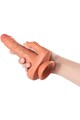 Realistic Dildo with Clitoral Stimulator and Vibration